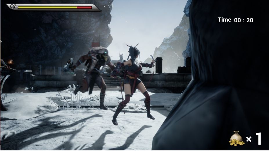 双刃女忍者之战 PC英文版 3D超爽动作游戏